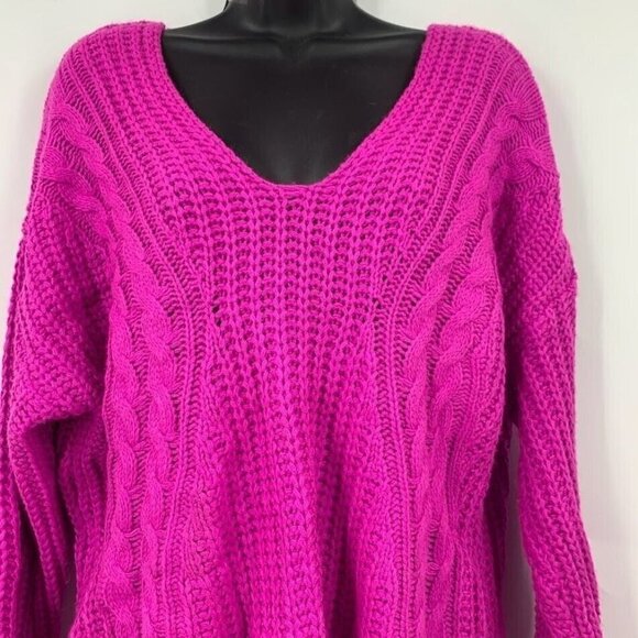 Heartloom Women's Evon V-Neck Cable Knit Long Sleeve Sweater Size M - Picture 6 of 11